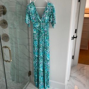 LIKE NEW- Lilly Pulitzer Parigi Maxi Dress- Size XS